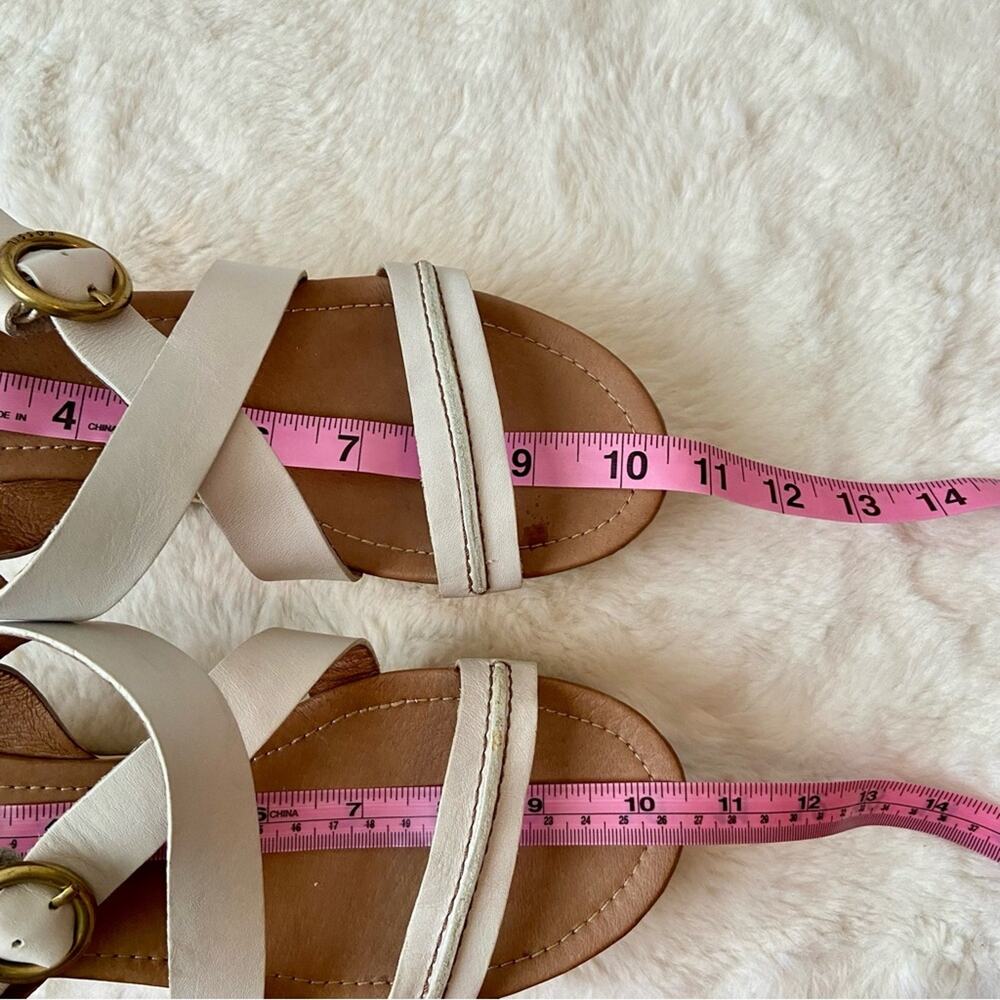 FOSSIL Leather Platform Sandals - Picture 9 of 9